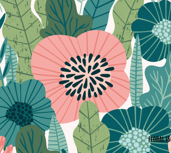 156 - SMALL - FLORAL ACUARELA