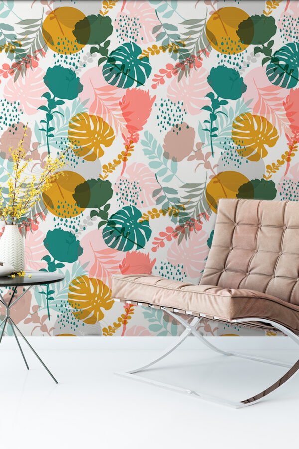 VINILO MULTIUSOS HOJAS COLORES