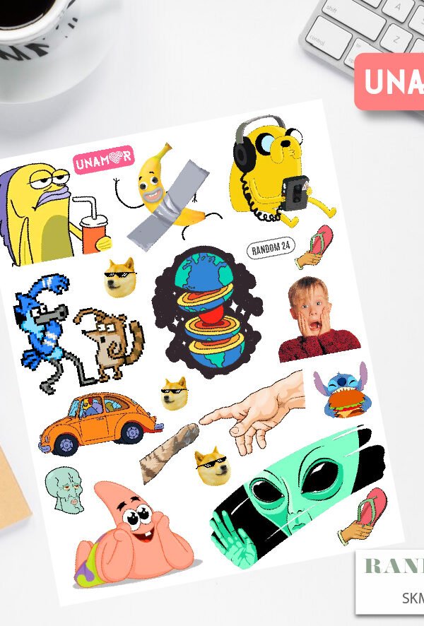 VINILO DECORATIVO - STICKER RANDOM 24 - 7768
