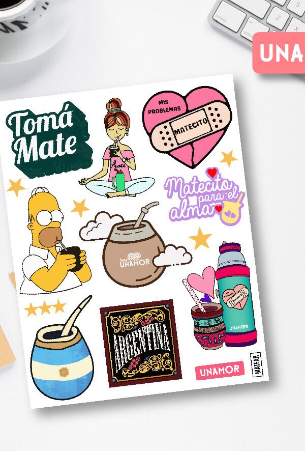 VINILO DECORATIVO - STICKER MATEAR - 7780