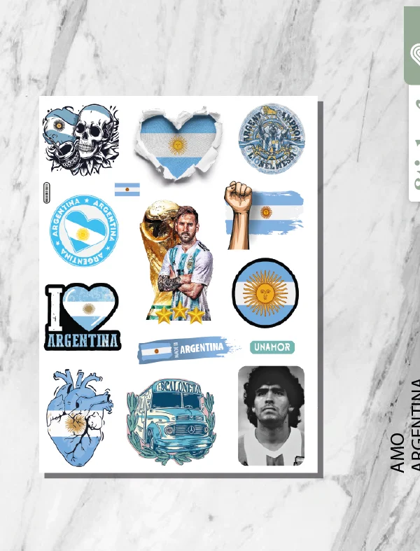 STICKER AMO ARGENTINA