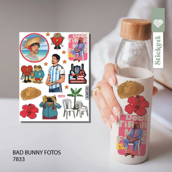 STICKER BAD BUNNY FOTOS