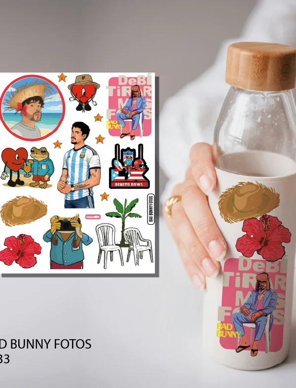 STICKER BAD BUNNY FOTOS