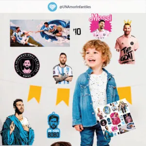 VINILO DECORATIVO - PLANCHA MESSI - 3122