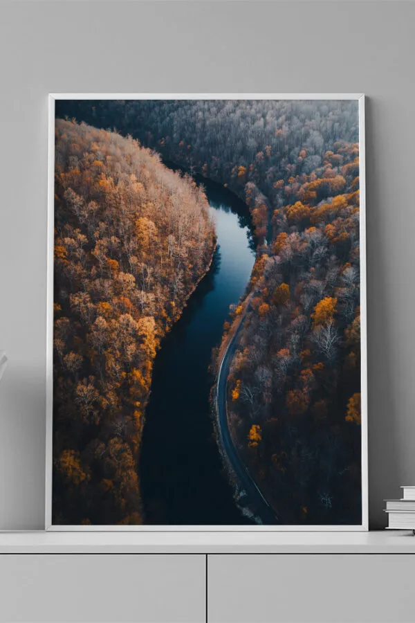 VINILO DECORATIVO - LAMINA AERIAL PAISAJE - 0011