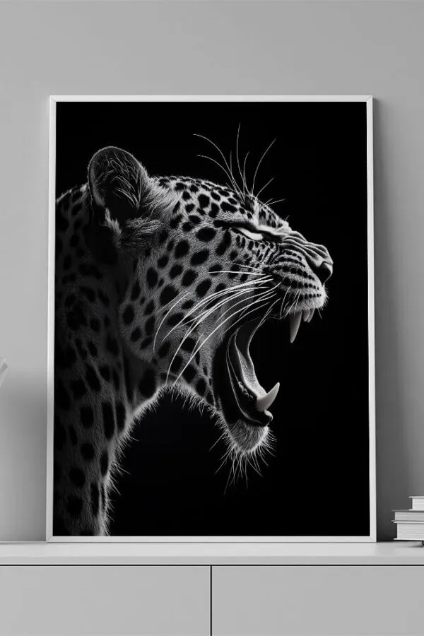 VINILO DECORATIVO - LAMINA ANIMAL GUEPARDO - 0059