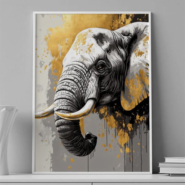 VINILO DECORATIVO - LAMINA ANIMAL ELEFANTE - 0090