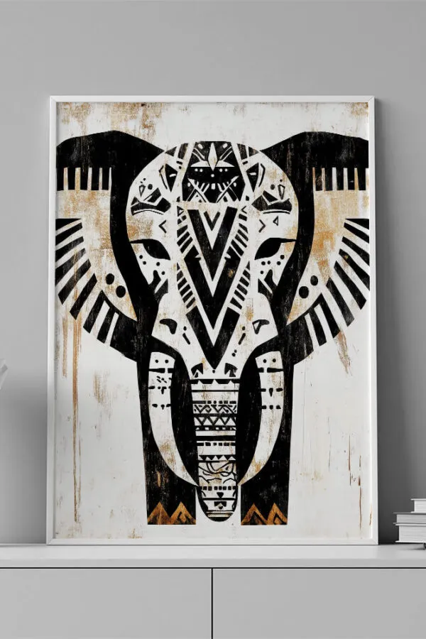 VINILO DECORATIVO - LAMINA ANIMAL ELEFANTE - 0092