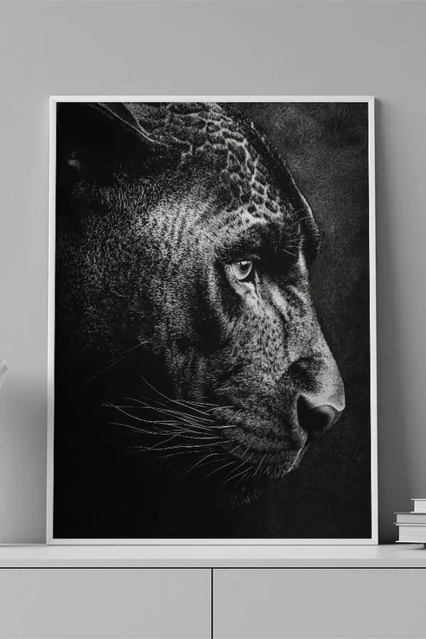 VINILO DECORATIVO - LAMINA ANIMAL PANTERA - 0110