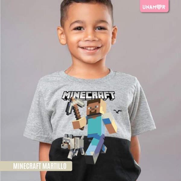ESTAMPA TEXTIL - MINECRAFT MARTILLO