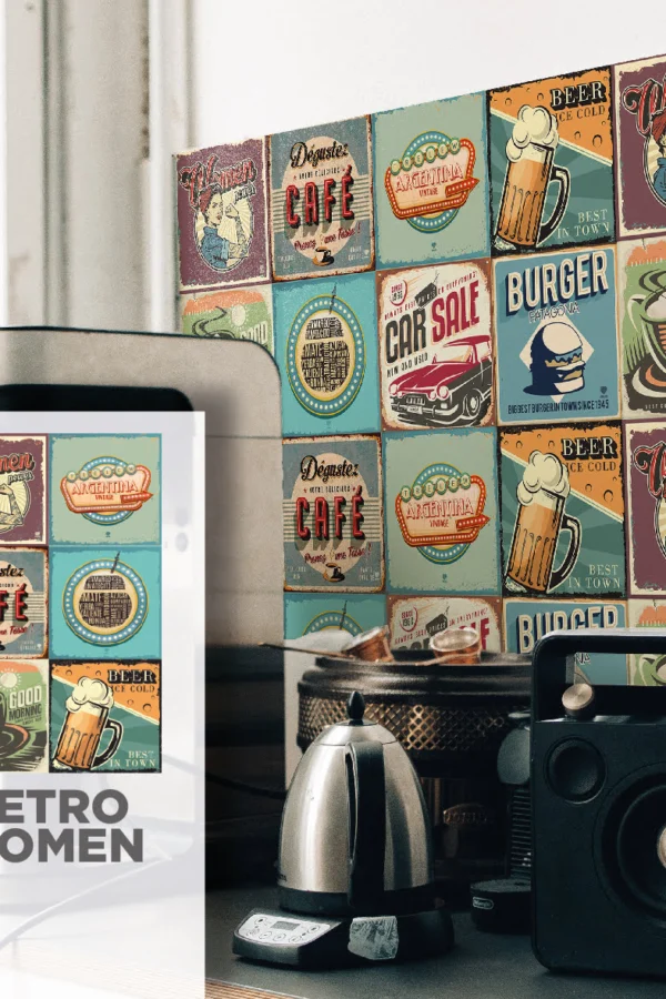 AZULEJOS DE VINILO ADHESIVO – RETRO
