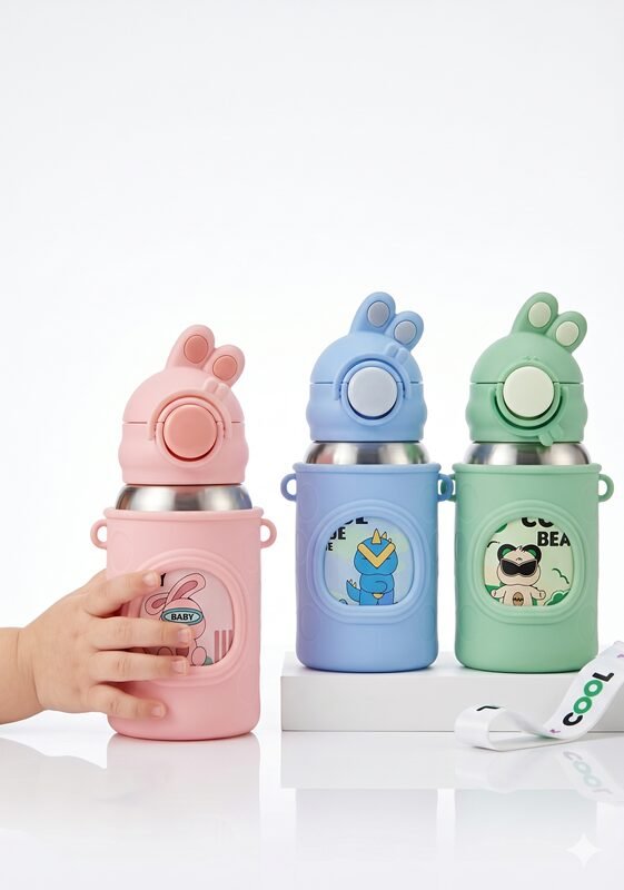 BOTELLA TERMICA INFANTIL OREJITAS 500ML