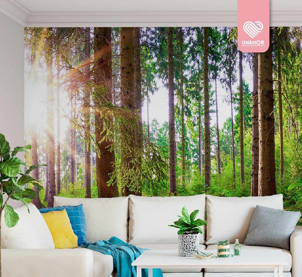 CATALOGO UNAMOR MURALES 08 MURAL BOSQUE VERDE
