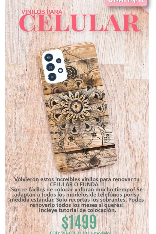 VINILO PARA renovar el CELULAR - VINCEL 21101