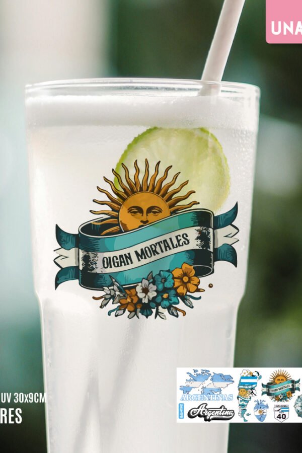 DTF UV - ETERNOS LAURELES