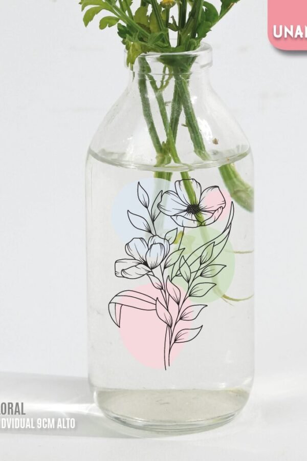 DTF UV INDIVIDUALES - FLORAL