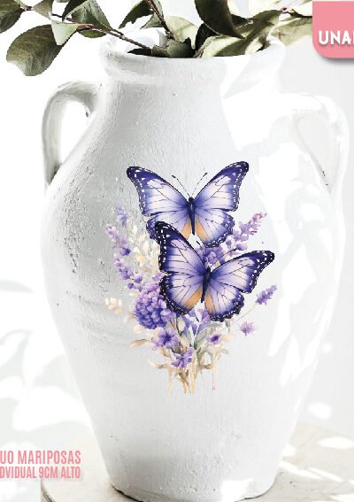 DTF UV INDIVIDUALES - DUO MARIPOSAS