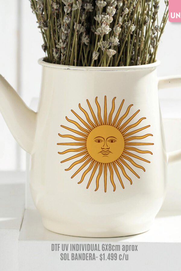 DTF UV INDIVIDUAL - SOL BANDERA