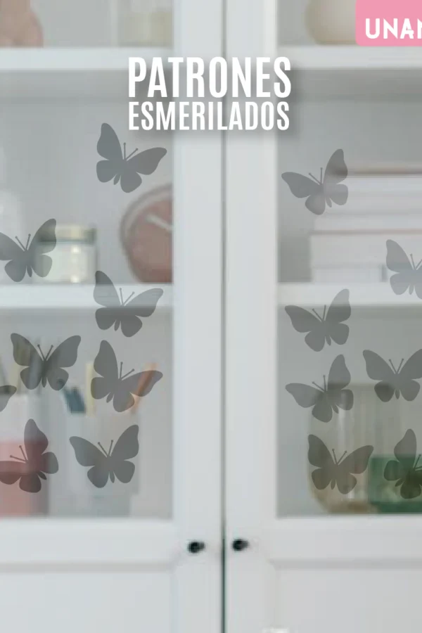 PATRONES ESMERILADOS - MARIPOSAS