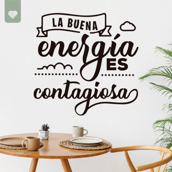 VINILO DECORATIVO - LA ENERGIA -  1063