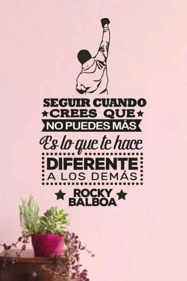 VINILO DECORATIVO - SEGUIR CUANDO CREES - 1022