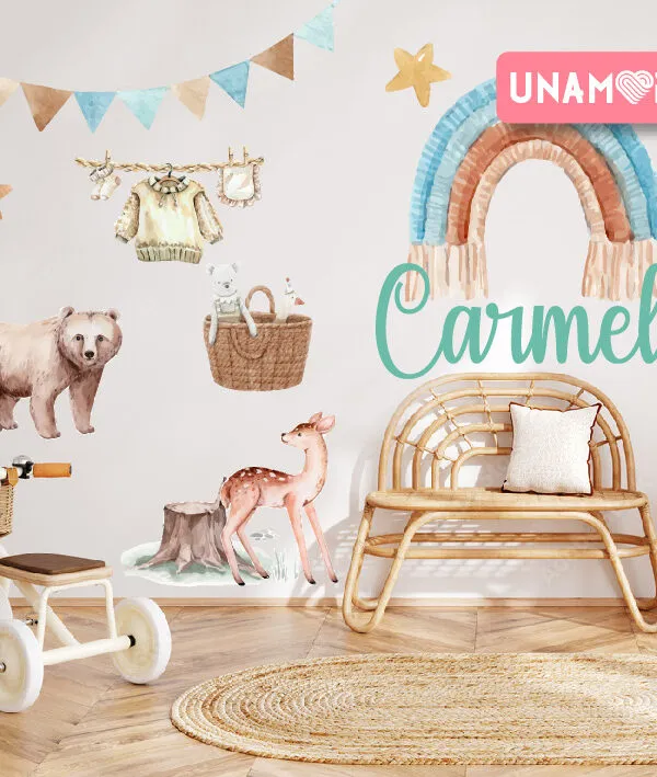 VINILO DECORATIVO - PLANCHA BABY NORDICA - 3146