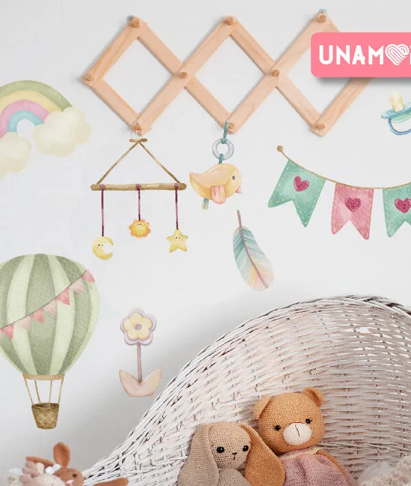 VINILO DECORATIVO - PLANCHA BEBÉ - 3114