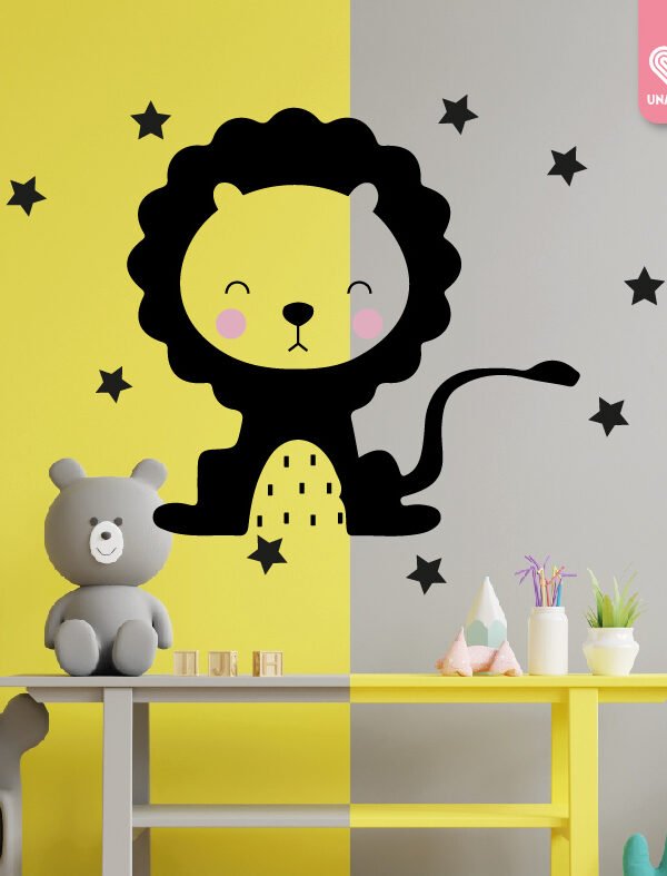 vinilo infantil leoncito