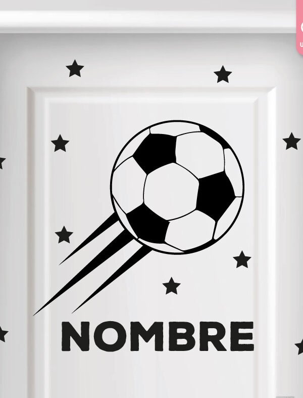 VINILO PELOTA + NOMBRE