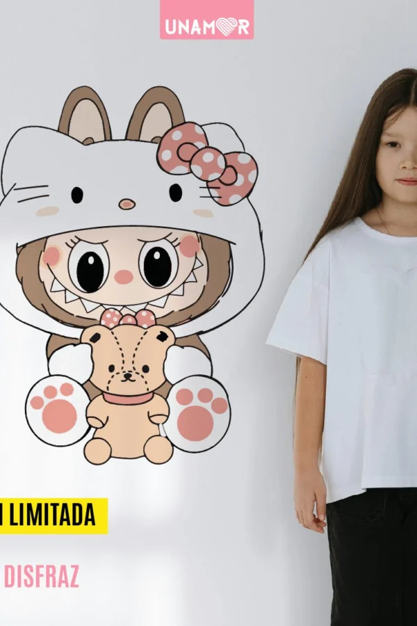 VINILO DECORATIVO - LABUBU DISFRAZ - 450