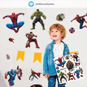 VINILO DECORATIVO - PLANCHA MARVEL - 3124