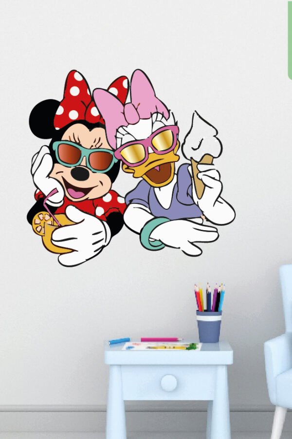 VINILO DECORATIVO - MINNIE Y DAISY - 30204