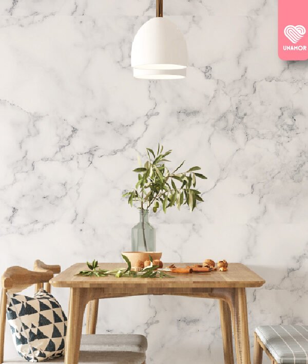 VINILO MULTIUSO MÁRMOL BLANCO Y GRIS