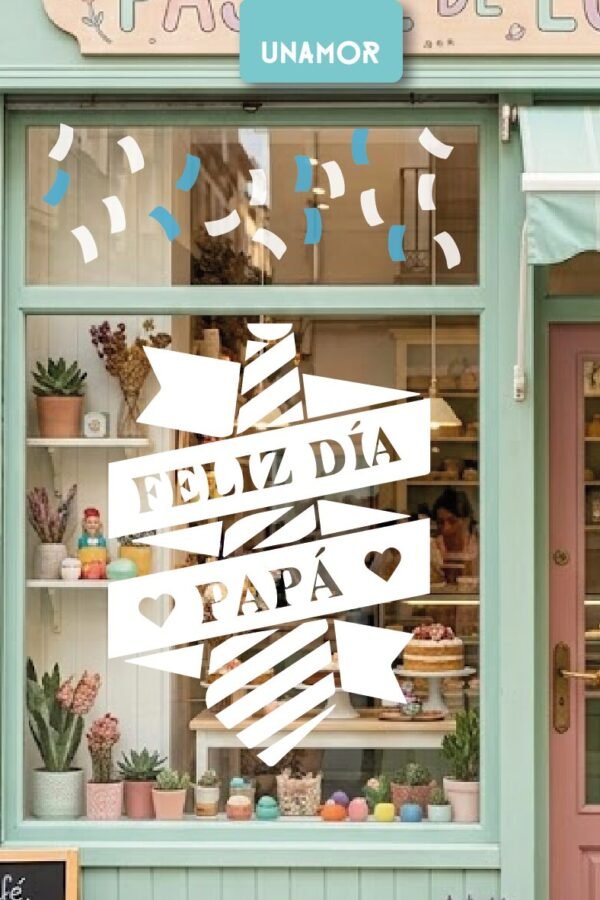 VINILO DECORATIVO - PAPÁ CORBATA - 3552