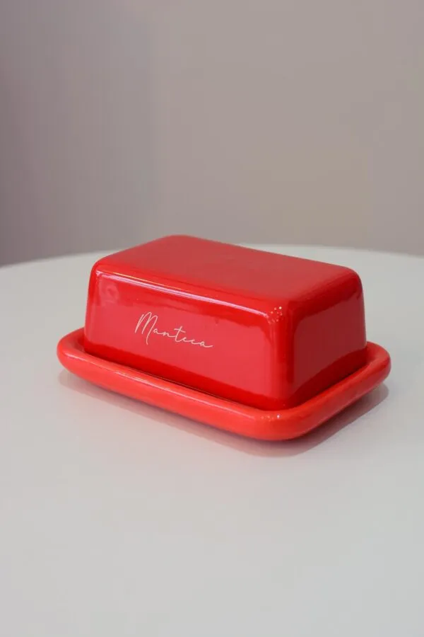 Mantequera de ceramica