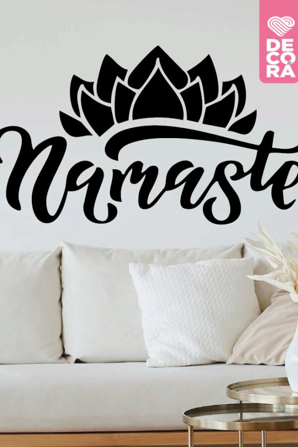 VINILO DECORATIVO - NAMASTE - 17108