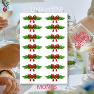 PEGATINAS NAVIDEÑAS MOÑOS