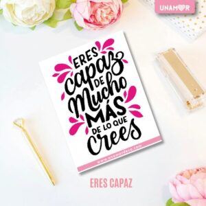 VINILO DECO INDIVIDUALES - ERES CAPAZ