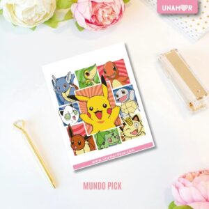 VINILO DECO INDIVIDUALES - MUNDO PIKA