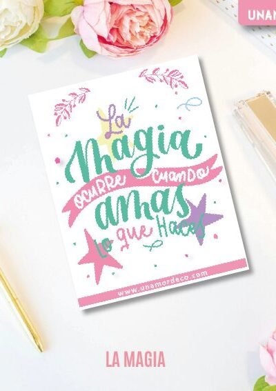 VINILO DECO INDIVIDUALES - LA MAGIA