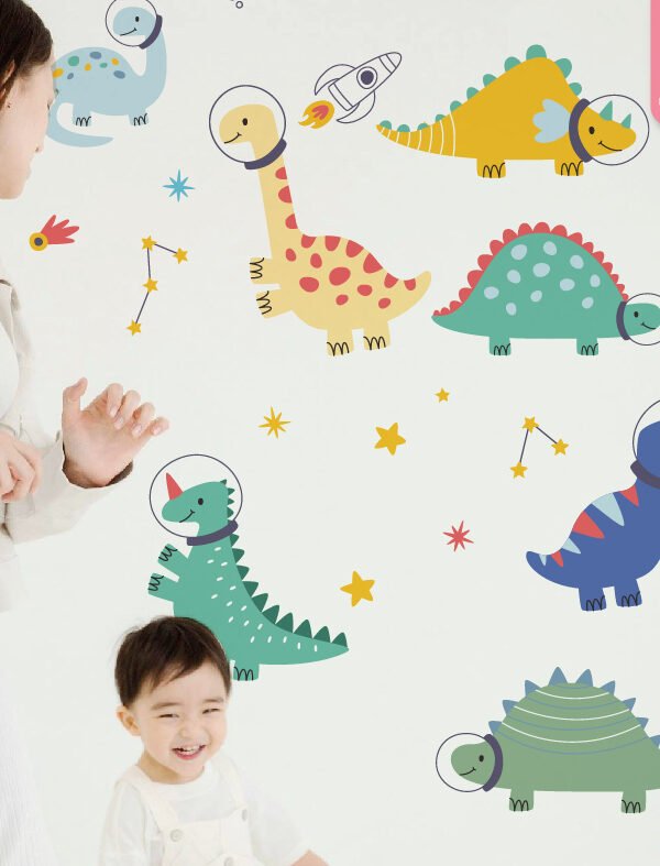 3263 - PLANCHA DINOS ESPACIO