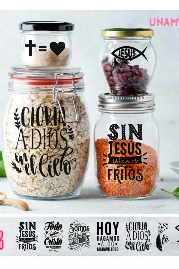 VINILO DECORATIVO - ETIQUETAS FRASE, TODO LO PUEDO - 9142