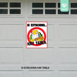 SI ESTACIONA HAY TABLA