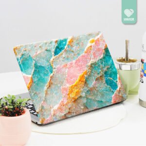MS - 4140 - MARMOL PIEDRA AQUA - SMALL - NOTEBOOK