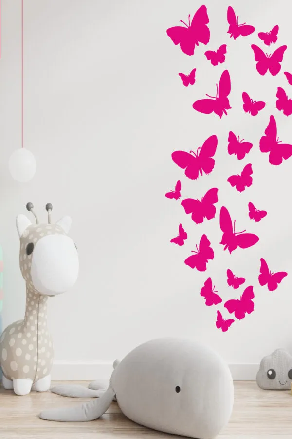 vinilo mariposas volando