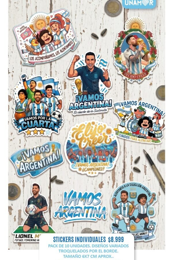 VINILO DECORATIVO - STICKER VAMOS POR LA CUARTA