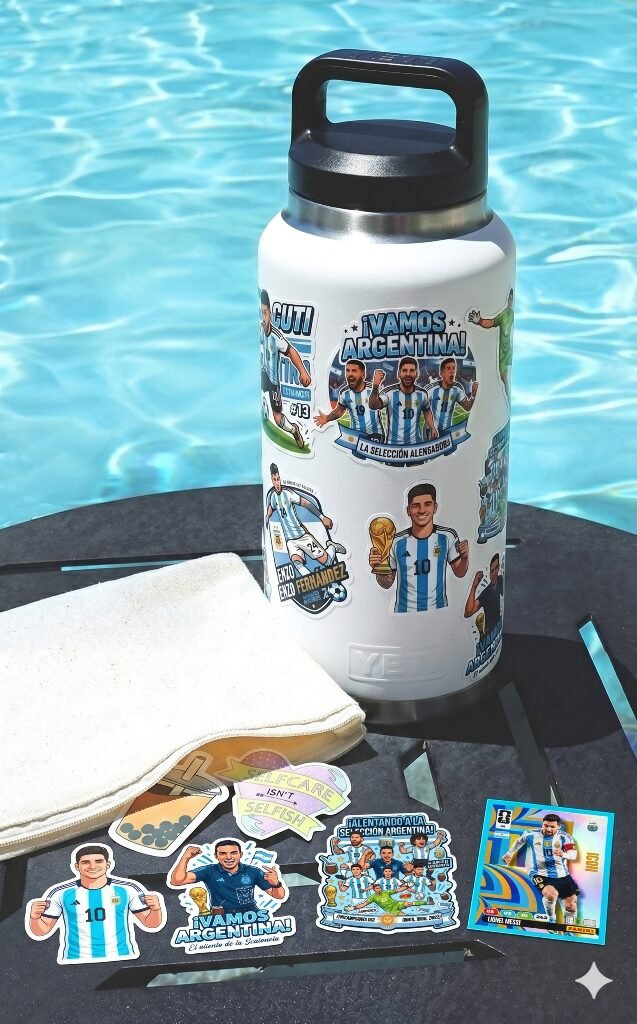 STICKERS INDIVIDUALES X10 ARGENTINA ALENTAMOS ARGENTINA