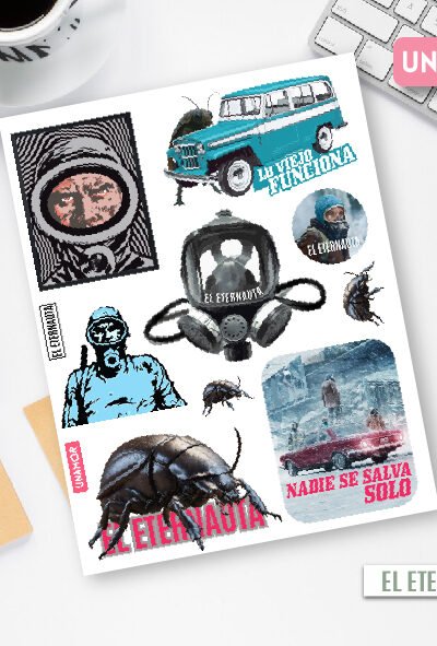 SKM 7772 - MINI STICKER EL ETERNAUTA