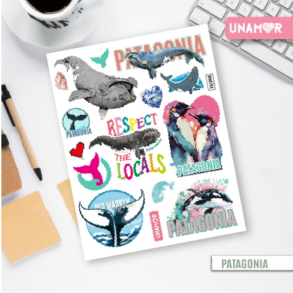 VINILO DECORATIVO - STICKER BALLENA - 7785