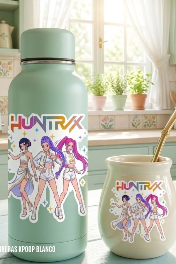 STICKERS GUERRERAS KPOP BLANCO